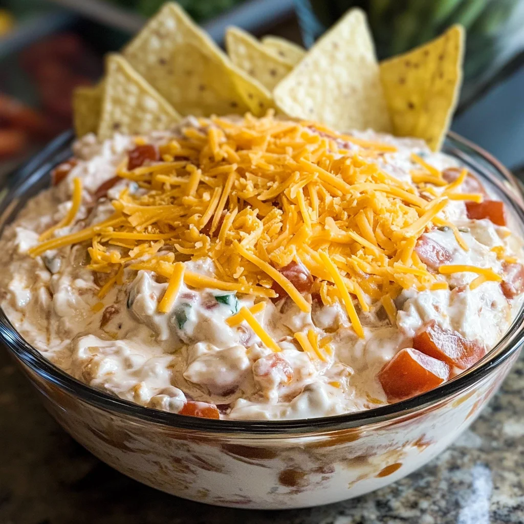 Boat Dip (Rotel Ranch Taco Dip)