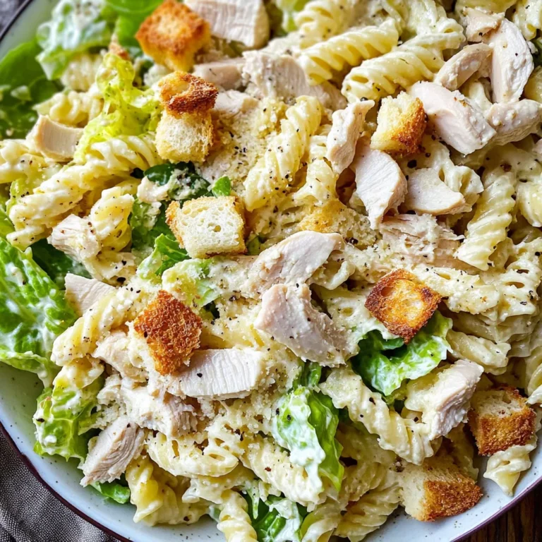 Chicken Caesar Pasta Salad