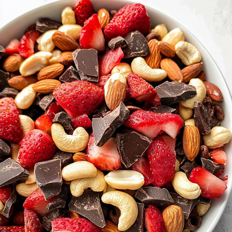 Dark Chocolate Trail Mix Recipe {Heart Healthy}