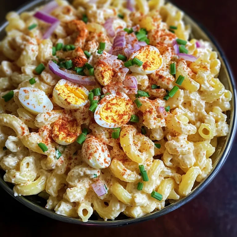 Deviled Egg Pasta Salad