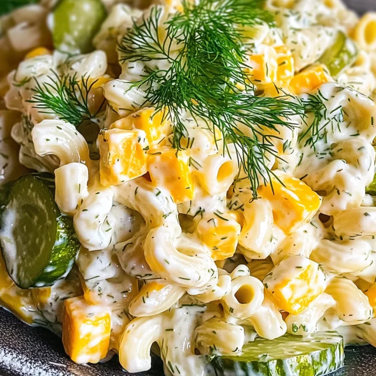 Dill Pickle Pasta Salad