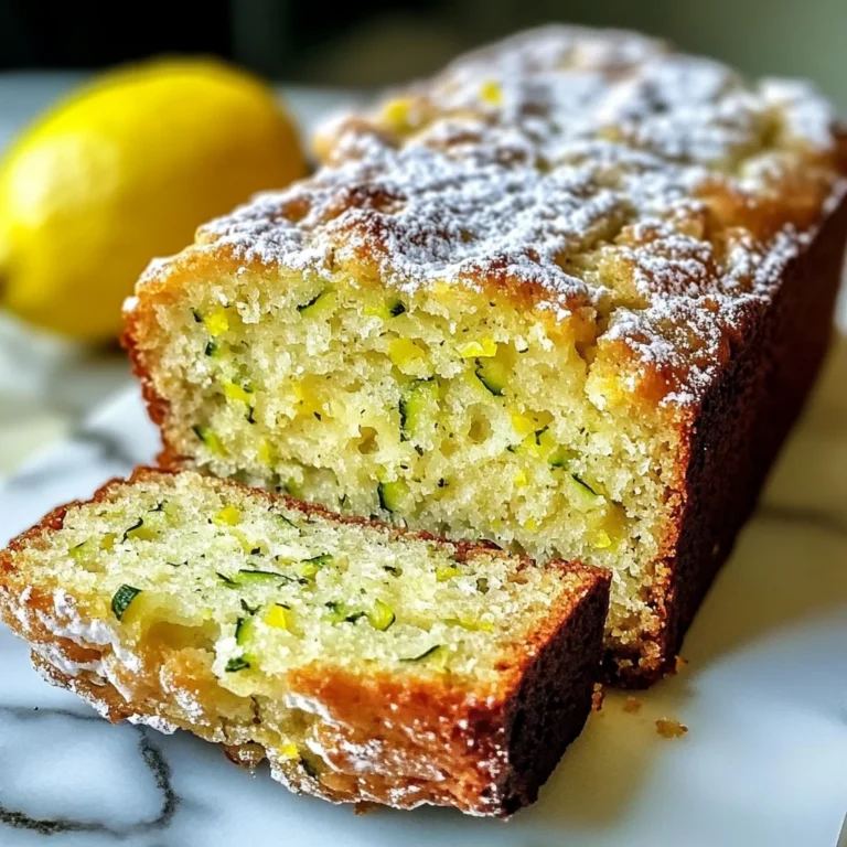 Luscious Lemon Zucchini Bread: A Zesty Loaf Recipe