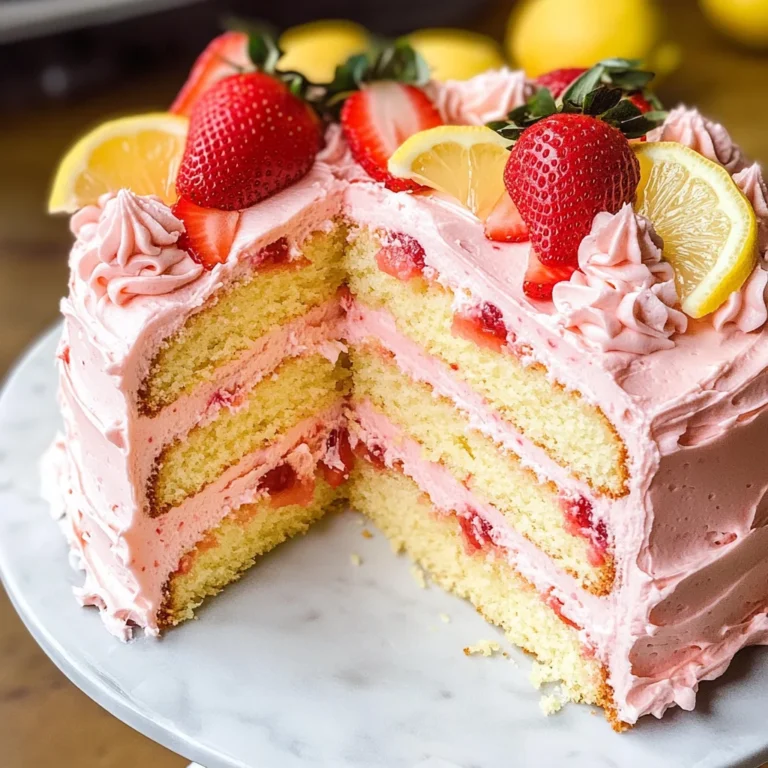 Strawberry Lemon Cake