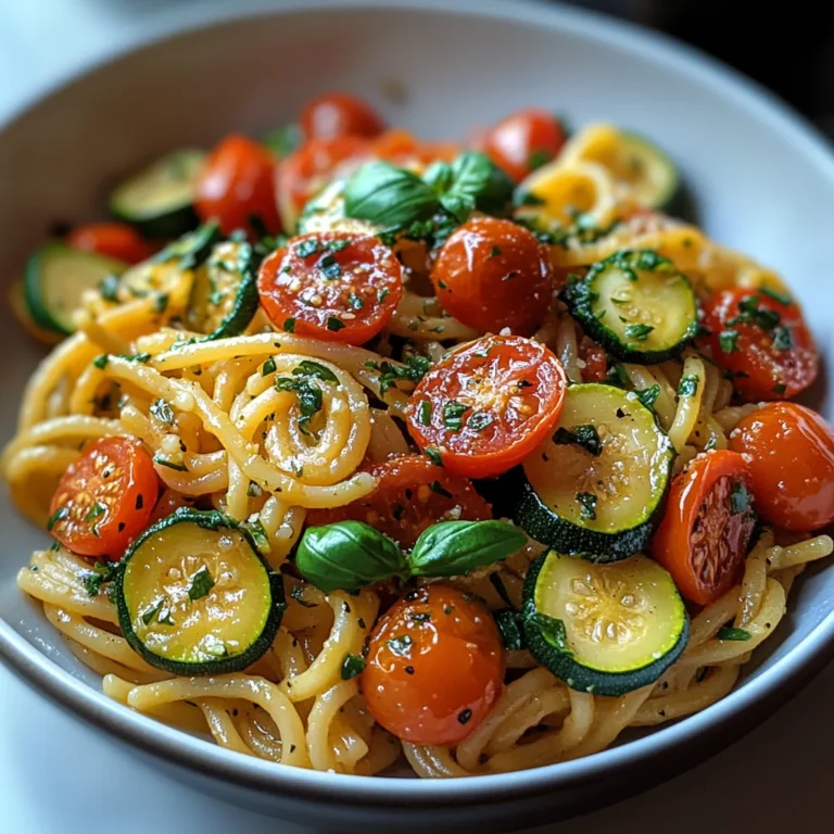 Tomato Zucchini Pasta