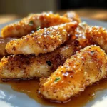 Air Fryer Honey Butter Garlic Chicken Tenders Recipe