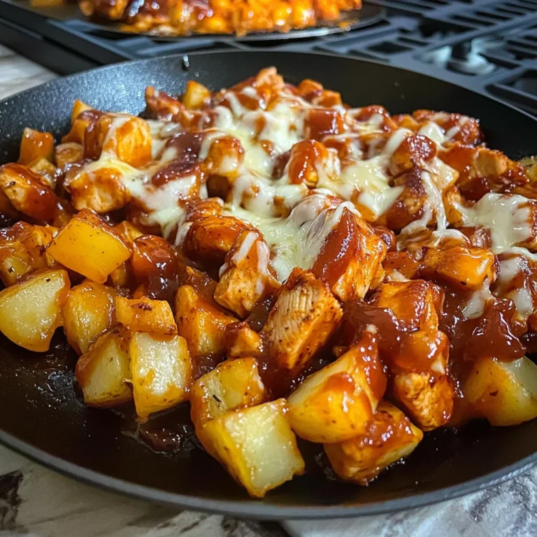 BBQ Chicken Potato Skillet