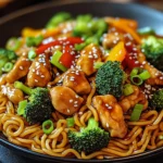 Chicken Teriyaki Noodles
