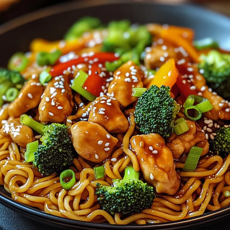 Chicken Teriyaki Noodles