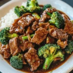 Chinese Beef and Broccoli (牛肉炒西兰花)
