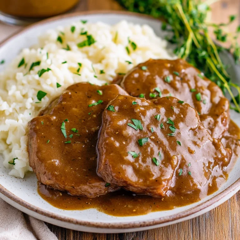Crock Pot Cubed Steak (+Video)