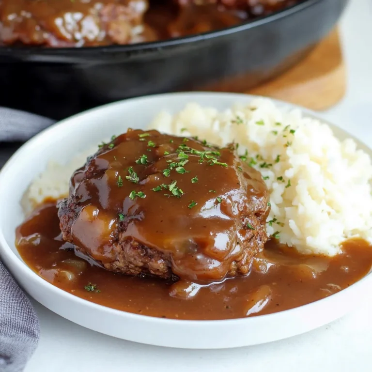 Easy Salisbury Steak Recipe