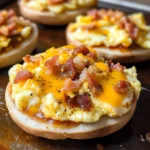 English Muffin Breakfast Pizzas