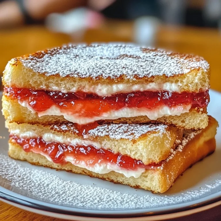 Fried Strawberry Cheesecake Sandwiches