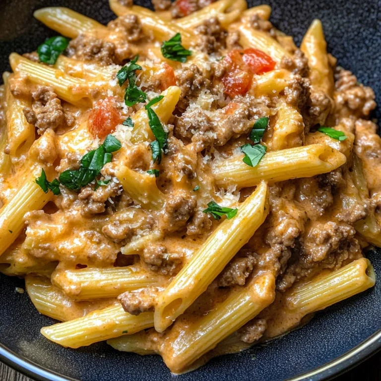 High Protein Creamy Beef Pasta Recipe for Quick Weeknight Dinners