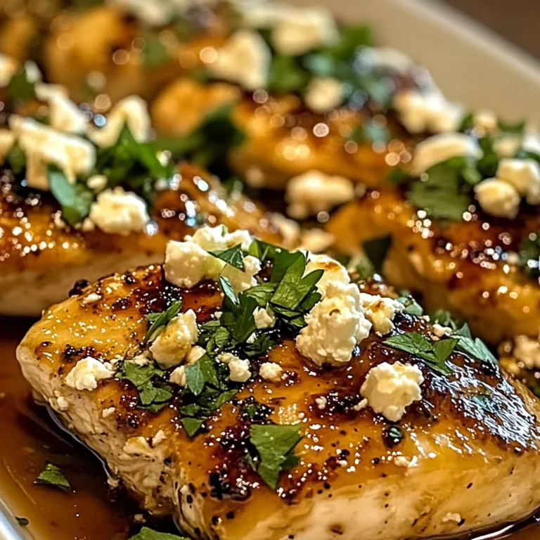 Hot Honey Feta Chicken Dish: A Deliciously Spicy and Savory Recipe