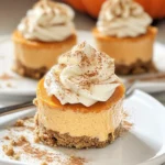 No Bake Pumpkin Mini Cheesecakes
