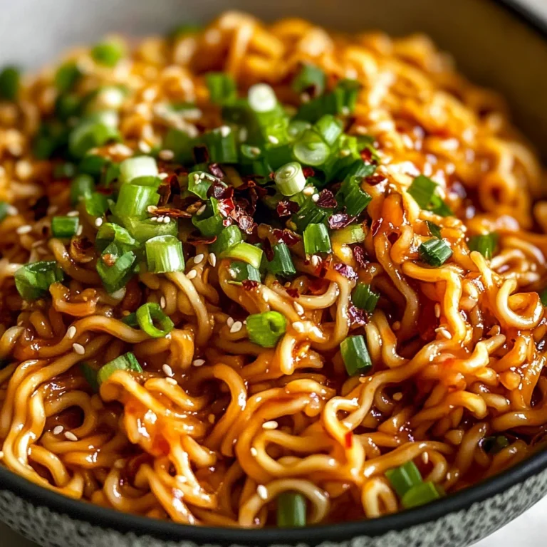 Spicy Ramen Noodles