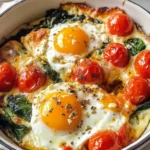 Baked Feta Eggs
