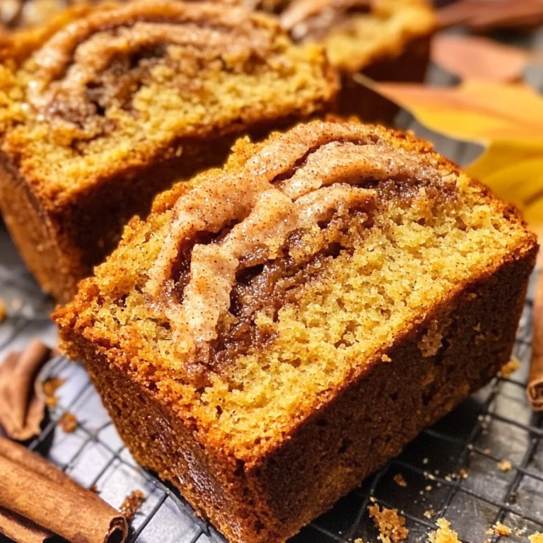 Cinnamon Swirl Pumpkin Bread Mini Loaves