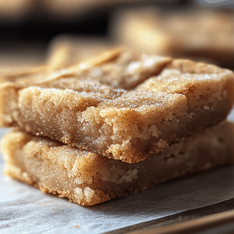 Cozy and Sweet Honey Cinnamon Dessert: Cinnamon Sugar Blondies to Bake Anytime