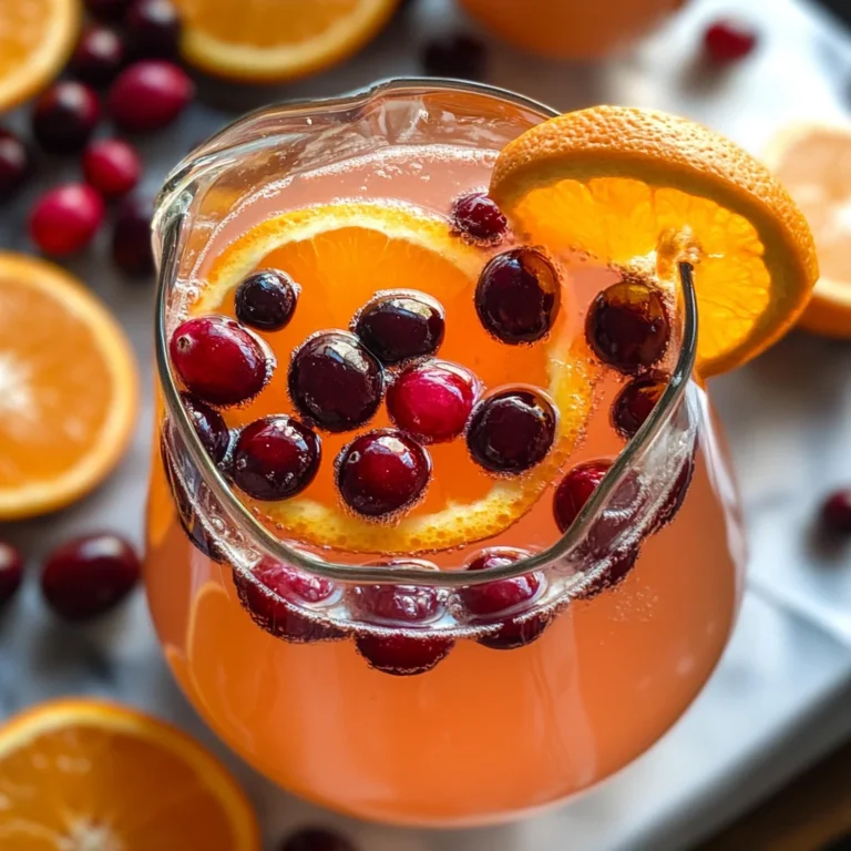 Cranberry Orange Margarita Sangria