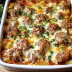 Dump-and-Bake Meatball Casserole