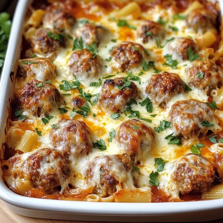Dump-and-Bake Meatball Casserole