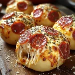 Easy Pepperoni Pizza Bombs