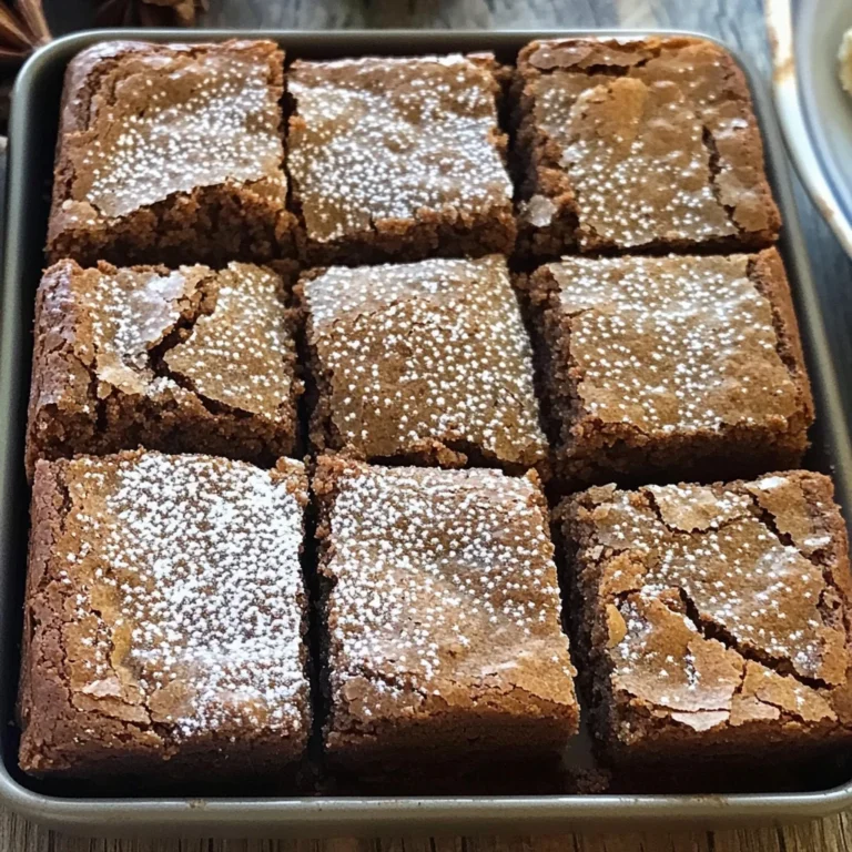 Gingerbread Brownies
