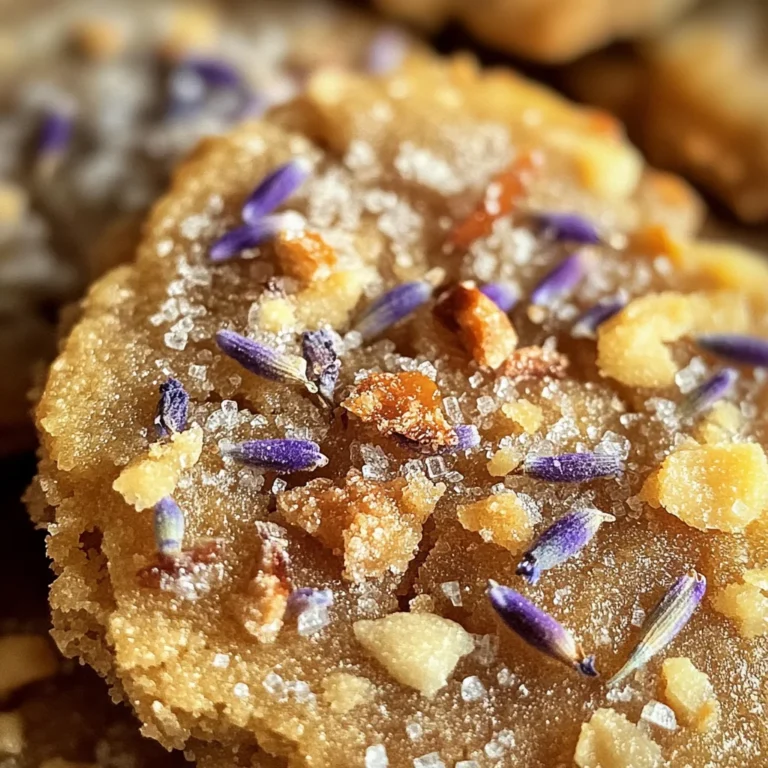Lavender Honey Crunch Cookies