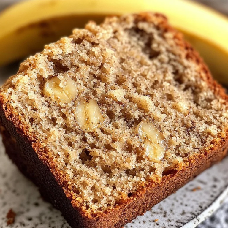 Moist Banana Bread Recipe