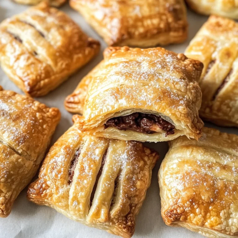 Nutella Mummy Hand Pies