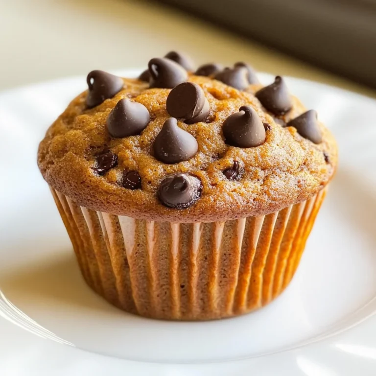 Pumpkin Chocolate Chip Muffins
