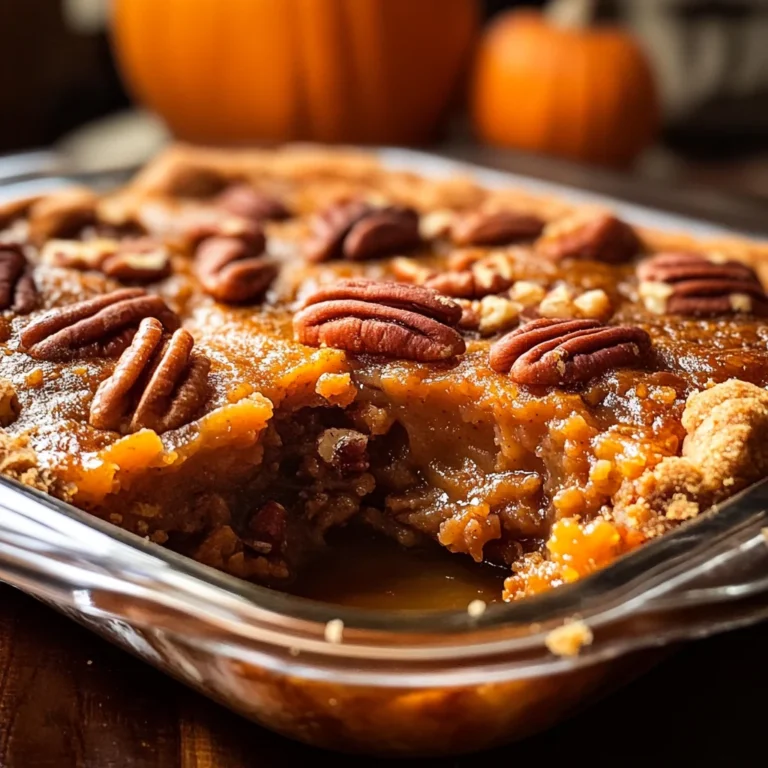 Pumpkin Pecan Cobbler