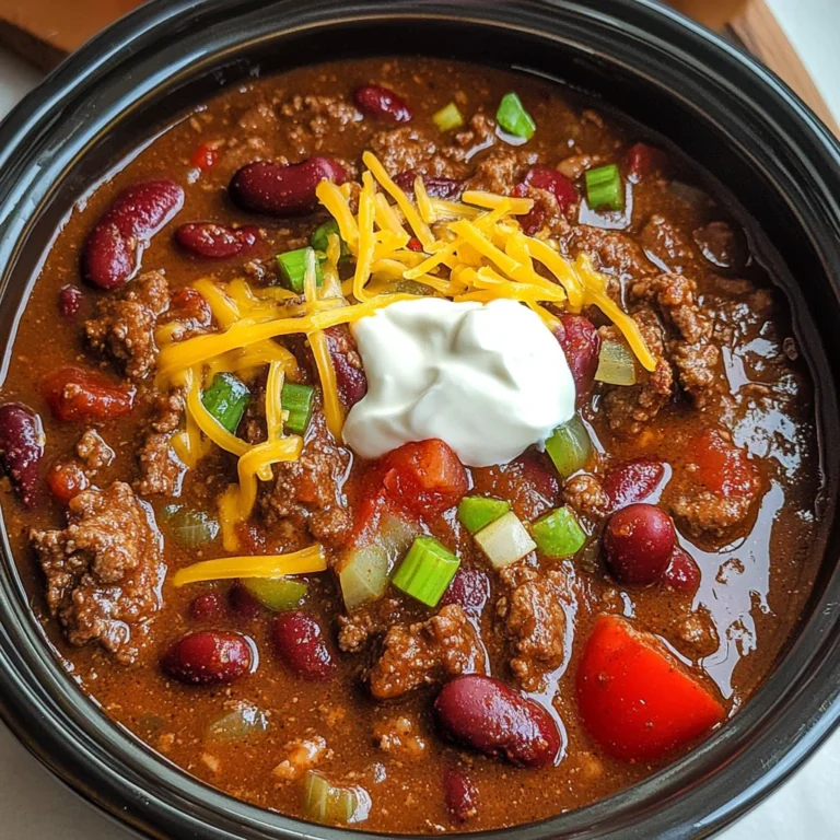 Slow Cooker Chili Con Carne