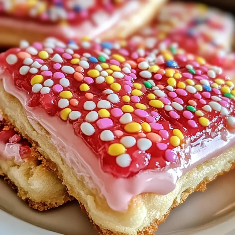 Strawberry Pop Tart Sugar Cookies