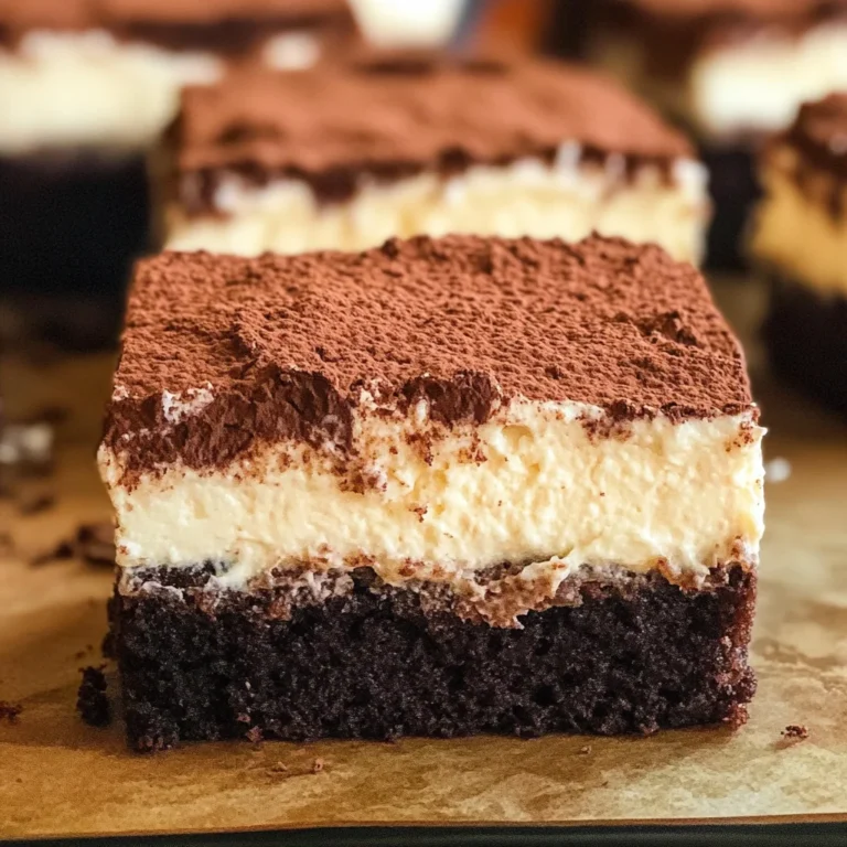 Tiramisu Brownies