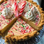 White Chocolate Candy Cane Pie