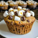 Banana S’mores Muffins
