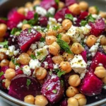 Chickpea, Beet and Feta Salad