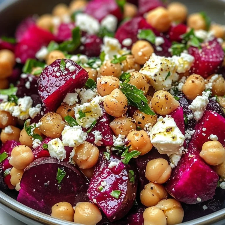 Chickpea, Beet and Feta Salad