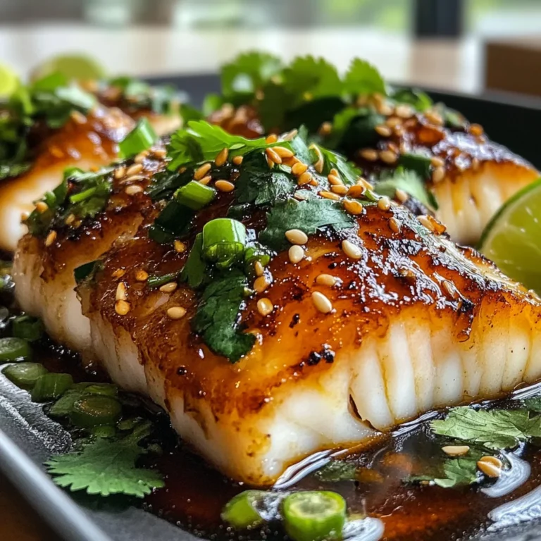 Ginger Soy Glazed Cod: A Flavorful and Healthy Seafood Dish