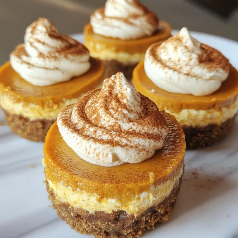 Mini Pumpkin Cheesecakes