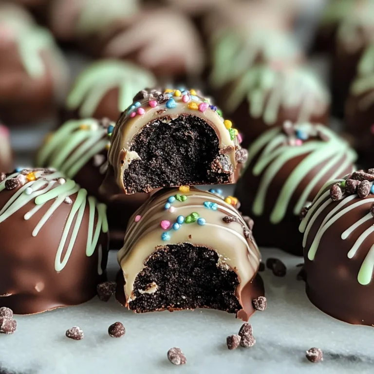 Mint Oreo Truffles