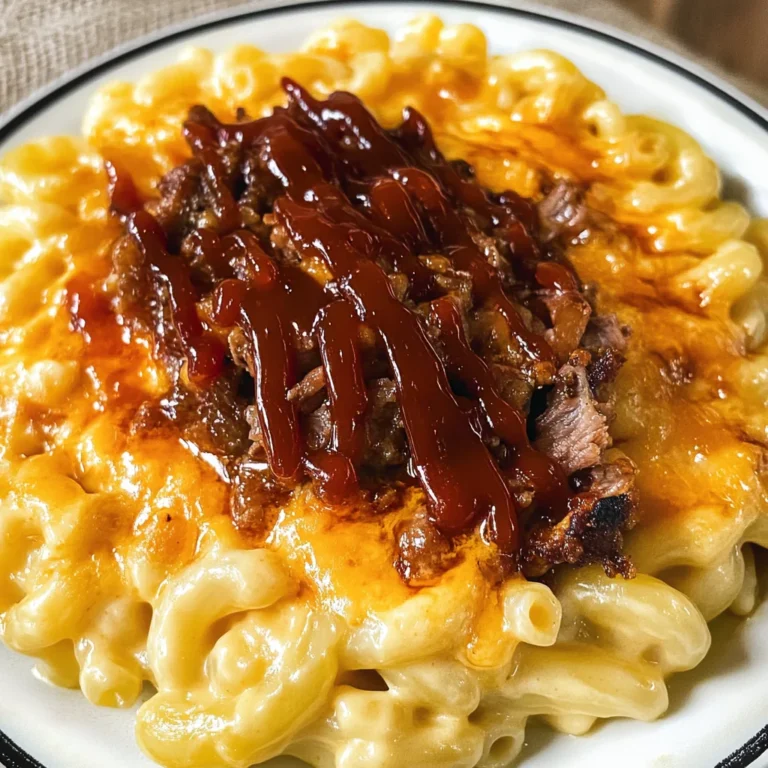 Pulled beef Mac and Cheese