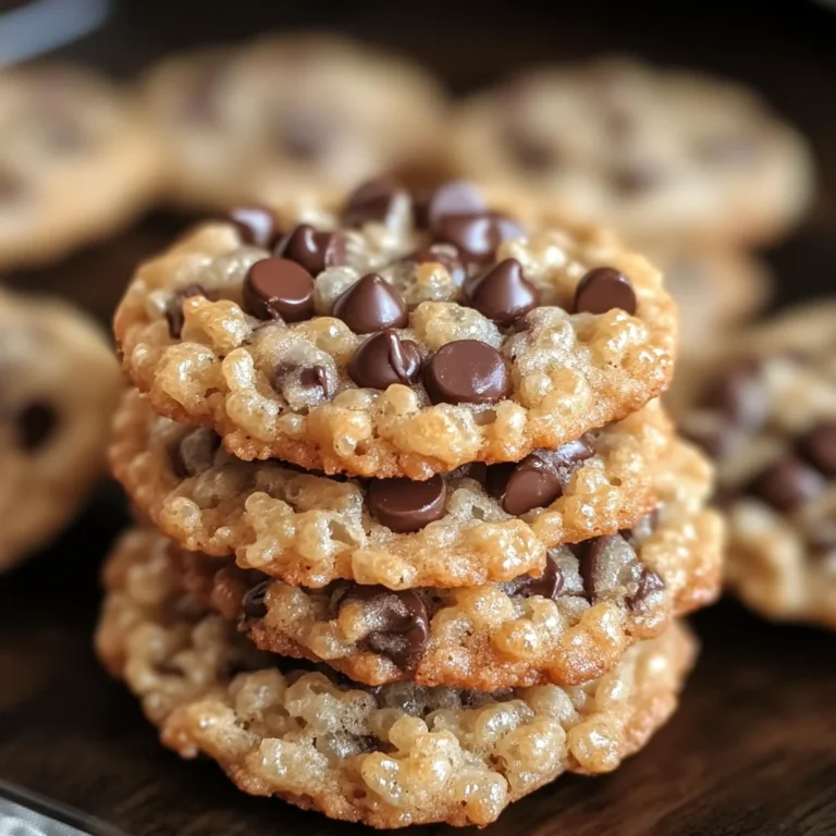 Rice Krispie Chocolate Chip Cookies