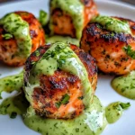 Salmon Balls with Creamy Avocado Sauce: Healthy Dinner Ideas