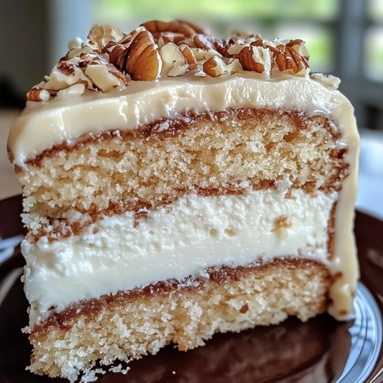 White German Chocolate Cake with Cheesecake Center